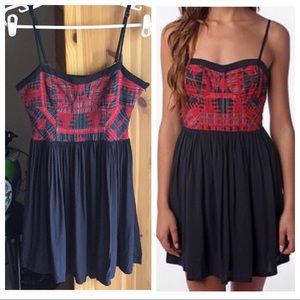 UO Staring at Stars Embroidered Bustier Dress, 8